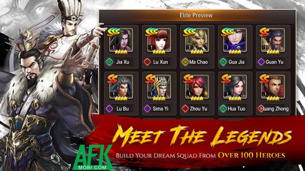 Trực tiếp chỉ huy cả một tổ đội tướng Tam Quốc chiến đấu trong game Dynasty Chronicles 30 Trực tiếp chỉ huy cả một tổ đội tướng Tam Quốc chiến đấu trong game Dynasty Chronicles afkmobi dynastychronicles 1jpg
