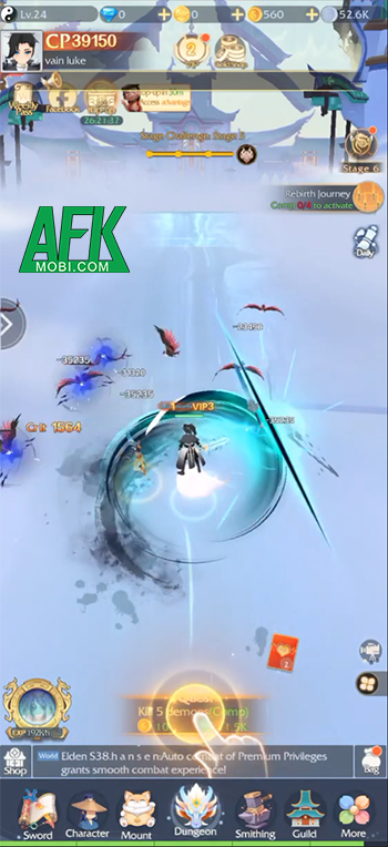 Epic Rebel: Idle Myth game nhập vai nhàn rỗi trực tuyến lấy chủ đề tiên hiệp 0