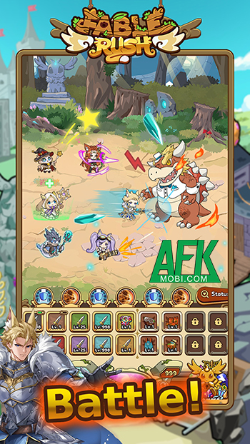 Bắt đầu hành trình khôi phục lại vương quốc của bạn trong game FableRush: AFK Idle RPG 0