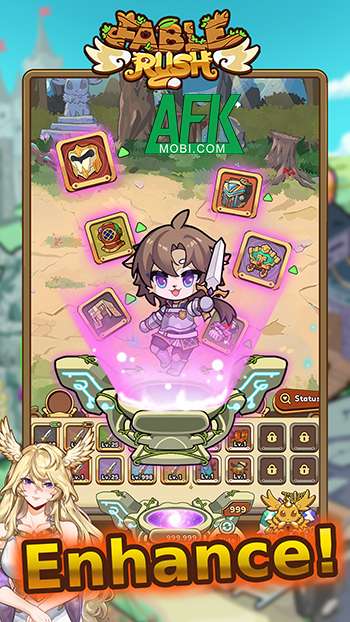 Bắt đầu hành trình khôi phục lại vương quốc của bạn trong game FableRush: AFK Idle RPG 1