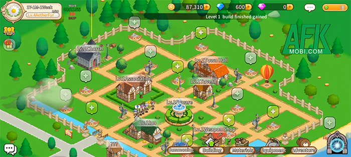 Fantasy Town Mobile mời bạn gầy dựng một thị trấn nhỏ của những nhà phiêu lưu 2