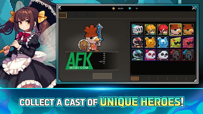 Phát triển nhân vật hiệp sĩ của mình trong game nhập vai trực tuyến Fast Dungeon 4