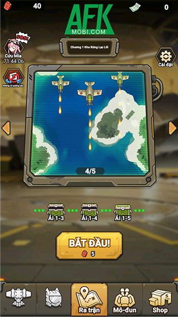 Flight Evolution mời game thủ trang bị vũ khí cho chiếc máy bay chiến đấu khổng lồ của mình 0