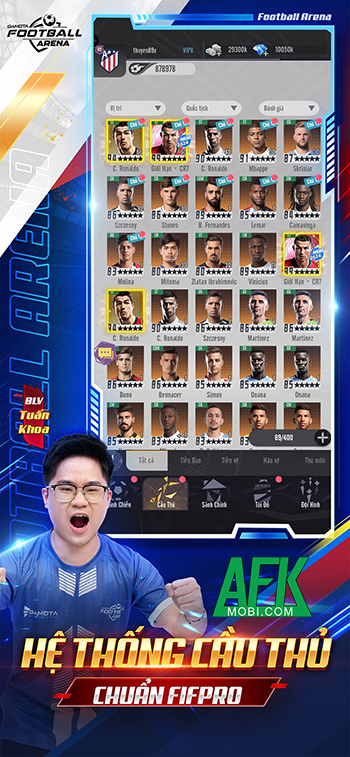 Football Arena - Vua Bóng Đá game quản lý bóng đá chơi đa nền tảng chính thức ra mắt 2