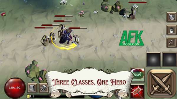 Forg game nhập vai phong cách cổ điển với tính năng 3 class trong cùng 1 nhân vật afkmobi forg 1jpg