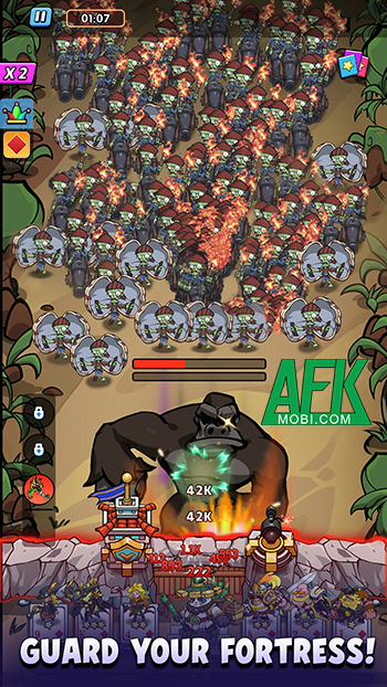 Fortress Frontlines game phòng thủ roguelike có kết hợp với bài Tây độc đáo 1