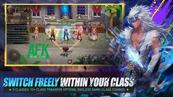 Free Fighter game MMO ARPG cho người chơi phiêu lưu đến một thế giới ma thuật afkmobi freefighter 1jpg