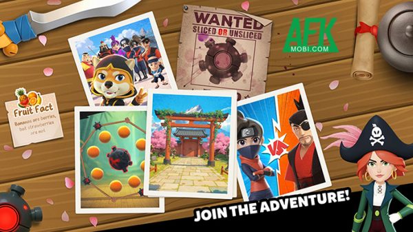 Fruit Ninja Adventures game giải đố theo phong cách chém hoa quả đơn giản afkmobi fruitninjaadventures 1jpg