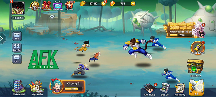 Galactic Warriors X game đấu tướng rảnh tay chủ đề Dragon Ball với đồ họa 2D đẹp mắt 0
