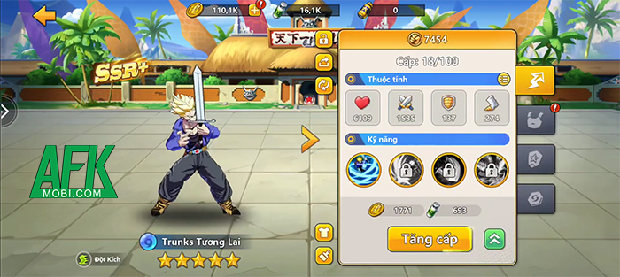 Galactic Warriors X game đấu tướng rảnh tay chủ đề Dragon Ball với đồ họa 2D đẹp mắt 2