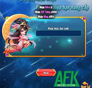 Tổng hợp gift code game 3Q Vượt Thời Đại mới nhất trong tháng afkmobi giftcode3qvuotthoidai 1jpg