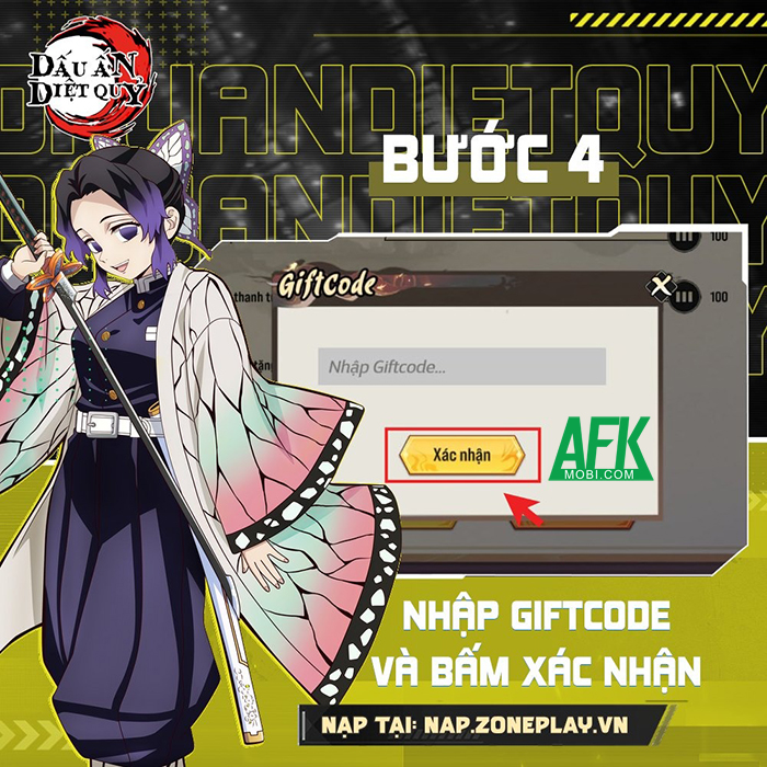 Tổng hợp gift code game Dấu Ấn Diệt Quỷ mới nhất trong tháng 0