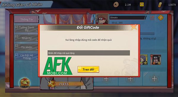 Tổng hợp gift code game Hỏa Chí Bất Diệt mới nhất trong tháng afkmobi giftcodehoachibatdiet 1jpg