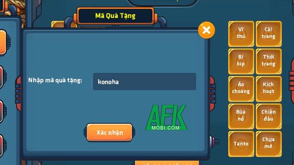 Tổng hợp gift code game Làng Lá Origin 2 – Rise of Konoha mới nhất trong tháng 46 Tổng hợp gift code game Làng Lá Origin 2 – Rise of Konoha mới nhất trong tháng afkmobi giftcodelanglaorigin2riseofkonoha 1jpg