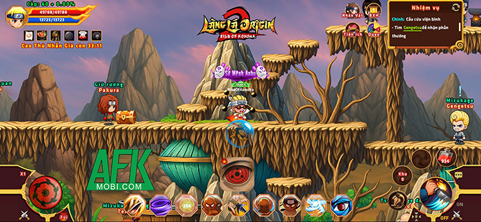 Tổng hợp gift code game Làng Lá Origin 2 – Rise of Konoha mới nhất trong tháng 1