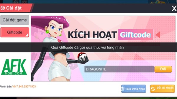 Tổng hợp gift code game Pocket Mega mới nhất trong tháng 27 Tổng hợp gift code game Pocket Mega mới nhất trong tháng afkmobi giftcodepocketmega 1jpg