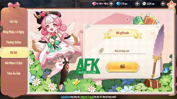 Tổng hợp gift code game Ra đi ạ, Tróc Yêu Ký mới nhất trong tháng 35 Tổng hợp gift code game Ra đi ạ, Tróc Yêu Ký mới nhất trong tháng afkmobi giftcoderadiatrocyeuky 1jpg