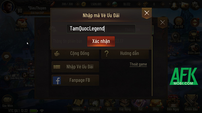 Tổng hợp gift code game Tam Quốc Legend VTC mới nhất trong tháng 0 Tổng hợp gift code game Tam Quốc Legend VTC mới nhất trong tháng 0
