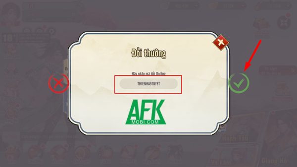 Tổng hợp gift code game Thiên Hạ Ngũ Tuyệt mới nhất trong tháng afkmobi giftcodethienhangutuyet 1jpg