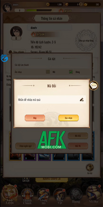 Tổng hợp gift code game Thiếu Hiệp Xin Dừng Bước mới nhất trong tháng 0