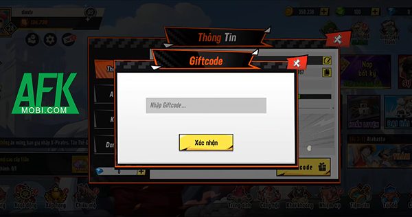 Tổng hợp gift code game X-Pirates: Tân Thế Giới mới nhất trong tháng afkmobi giftcodexpiratestanthegioi 1jpg
