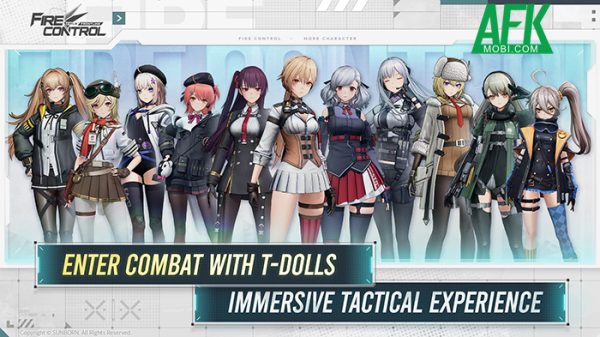 Girls’ Frontline: Fire Control game hành động TPS cho người chơi điều khiển những T-Doll afkmobi girlsfrontlinefirecontrol 1jpg