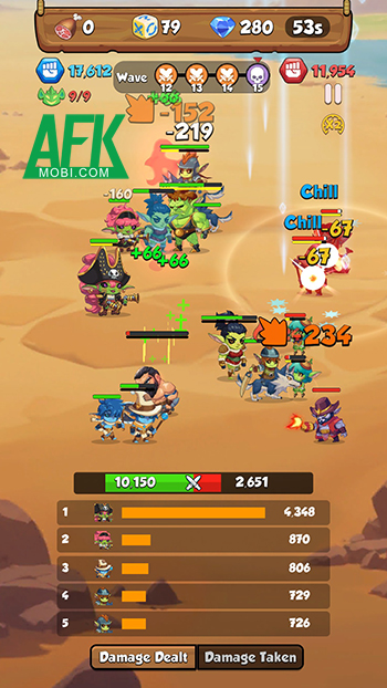 Gầy dựng trận hình yêu tinh chiến đấu với con người tại game Goblin Attack: PvE AutoBattler 3