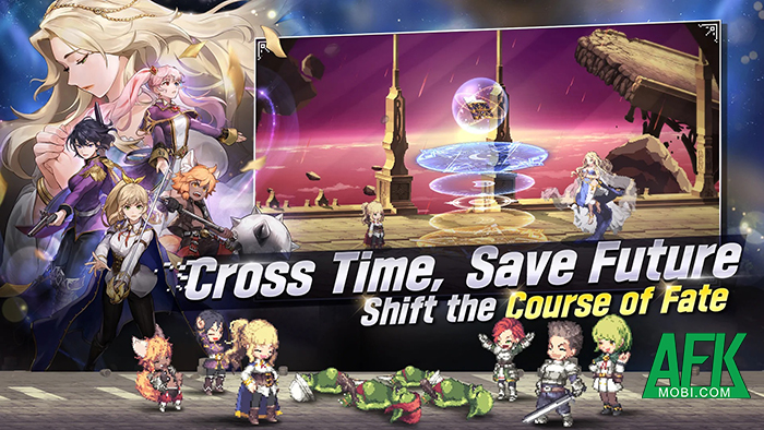 Hồi cứu quá khứ để thay đổi tương lai trong game hàng động pixel Goddess Order 1