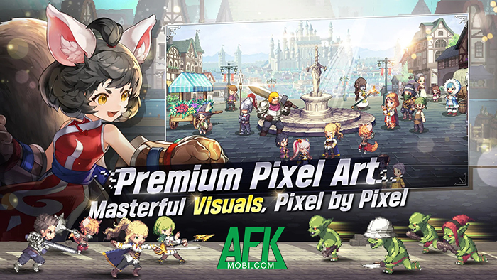 Hồi cứu quá khứ để thay đổi tương lai trong game hàng động pixel Goddess Order 4