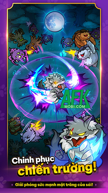 Phát triển cô nàng chiến binh người sói trong game Go Go Wolf! - Idle RPG 1