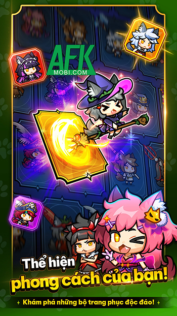 Phát triển cô nàng chiến binh người sói trong game Go Go Wolf! - Idle RPG 3