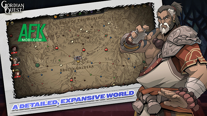 Dẫn dắt các anh hùng tiêu diệt ngọn nguồn của cái ác trong game Gordian Quest Mobile 0