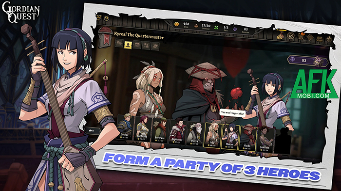 Dẫn dắt các anh hùng tiêu diệt ngọn nguồn của cái ác trong game Gordian Quest Mobile 1