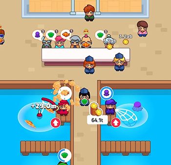 Xây dựng đế chế nhà hàng hải sản tự cung tự cấp trong Gourmet Empire: Idle Chef 28 Xây dựng đế chế nhà hàng hải sản tự cung tự cấp trong Gourmet Empire: Idle Chef afkmobi gourmetempireidlechef 1jpg