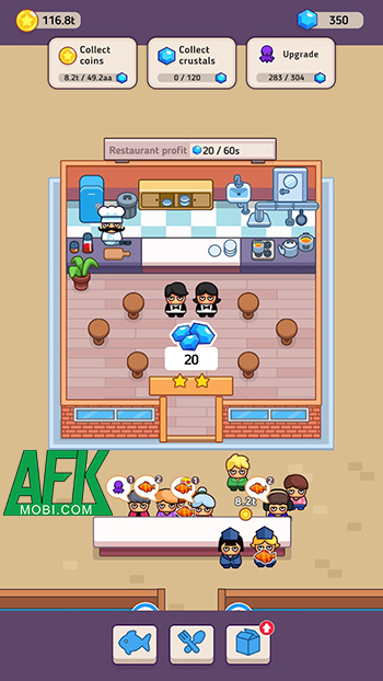 Xây dựng đế chế nhà hàng hải sản tự cung tự cấp trong Gourmet Empire: Idle Chef 3 Xây dựng đế chế nhà hàng hải sản tự cung tự cấp trong Gourmet Empire: Idle Chef 3