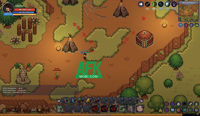 Grind Hero Mobile game MMORPG 2D đa nền tảng mang đậm chất cày cuốc cổ điển 0