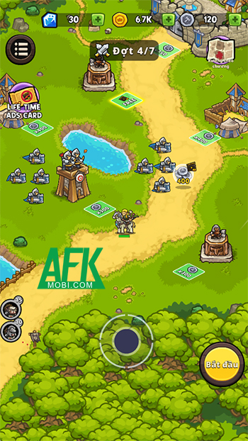 Bảo vệ vương quốc trước lũ Orc trong game thủ tháp Guardian Saga: Kingdom Fall 0