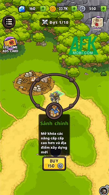 Bảo vệ vương quốc trước lũ Orc trong game thủ tháp Guardian Saga: Kingdom Fall 1