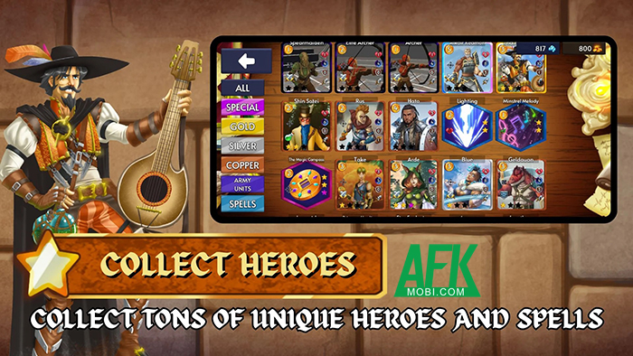 Kiểm soát bàn cờ để giành chiến thắng trong game chiến thuật Guild Adventures: BATTLES 0