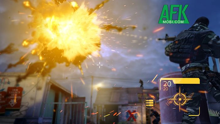 Sử dung khả năng thiện xạ của bạn để triệt hạ các kẻ thù trong game Gunfire Ops - War Shooter 0