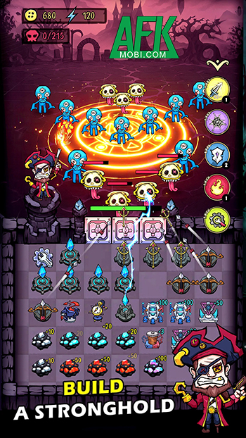 Phòng thủ trước những sinh vật ma quái trong game Haunted Defense War Battle 0