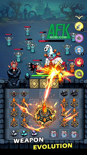 Phòng thủ trước những sinh vật ma quái trong game Haunted Defense War Battle 4