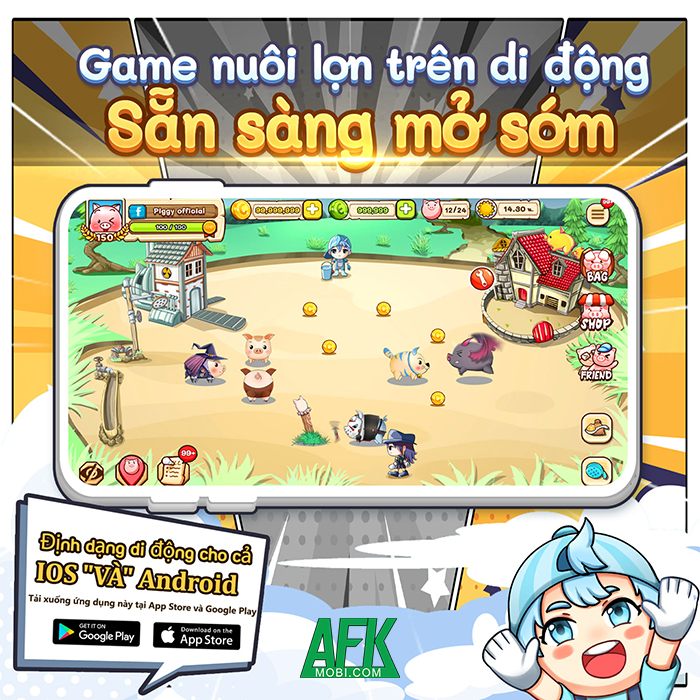 Webgame Ủn Ỉn sắp trở lại nền tảng di động với tên mới Piggy town Ủn À Ủn Ỉn 4