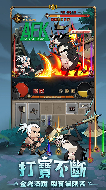 Bắt đầu cuộc hành trình cày cuốc vô tận trong game Hero Go Slash Slash Slash 0