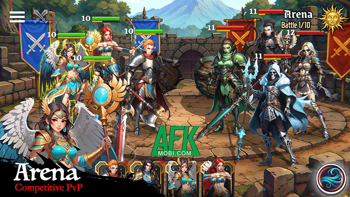 Tập hợp các anh hùng chiến đấu cho sự cân bằng của thế giới tại Hero Legends 2: Dragonhunters 4