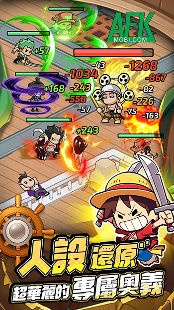 Hero Pirate game tổ đội phiêu lưu lấy chủ đề One Piece có đồ họa hoạt hình ngộ nghĩnh 1 Hero Pirate game tổ đội phiêu lưu lấy chủ đề One Piece có đồ họa hoạt hình ngộ nghĩnh 1