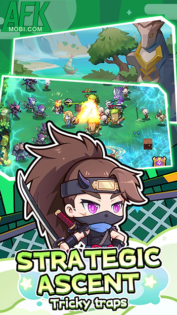 Trang bị nhiều vũ khí khác nhau cho anh hùng của bạn sử dụng chống kẻ thù tại Hexa Warrior 3