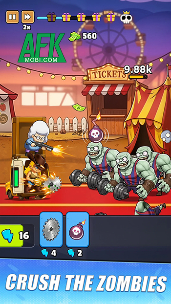 Phòng thủ trước bọn xác sống trên đường cao tốc trong game Highway Survival 1