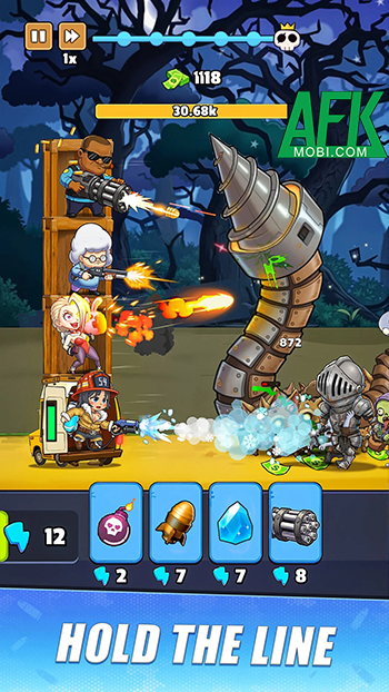 Phòng thủ trước bọn xác sống trên đường cao tốc trong game Highway Survival 2