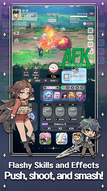 Tập hợp một đội anh hùng chibi trong game nhàn rỗi IDK: Isekai Demon King 2 Tập hợp một đội anh hùng chibi trong game nhàn rỗi IDK: Isekai Demon King 2